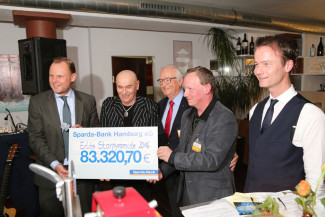 Scheckübergabe Restaurant Nordlicht 2017