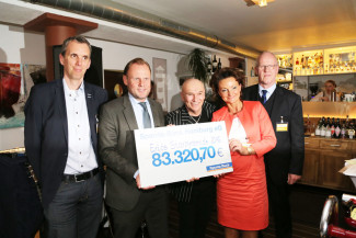 Scheckübergabe Restaurant Nordlicht 2017