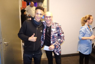 34.Starpyramide Backstage