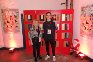 34.Starpyramide Backstage