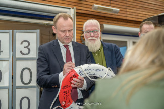 Scheckübergabe im Restaurant Eisvogel am See - Erlös der 37ten Starpyramide
