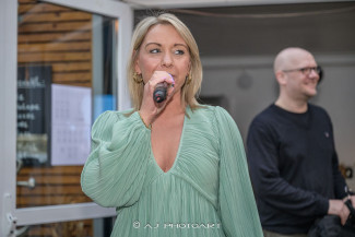 Scheckübergabe im Restaurant Eisvogel am See - Erlös der 37ten Starpyramide