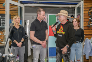 Scheckübergabe im Restaurant Eisvogel am See - Erlös der 37ten Starpyramide