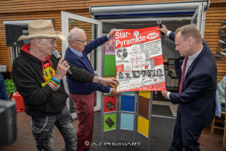Scheckübergabe im Restaurant Eisvogel am See - Erlös der 37ten Starpyramide