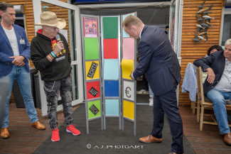 Scheckübergabe im Restaurant Eisvogel am See - Erlös der 37ten Starpyramide