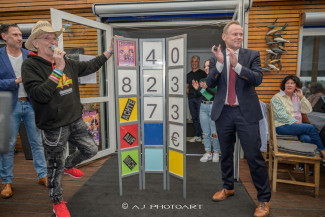 Scheckübergabe im Restaurant Eisvogel am See - Erlös der 37ten Starpyramide