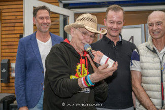 Scheckübergabe im Restaurant Eisvogel am See - Erlös der 37ten Starpyramide