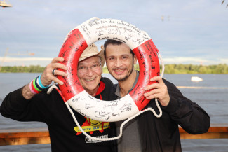 Scheckübergabe im Restaurant Eisvogel am See - Erlös der 37ten Starpyramide