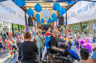 Hamburg Pride 2024 - Rollstuhlfahrer-Inklusionstruck