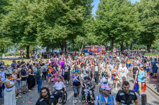 Hamburg Pride 2024 - Rollstuhlfahrer-Inklusionstruck