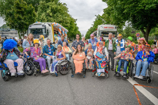 Schlagermove 2025 - Rollstuhlfahrer-Inklusionstruck