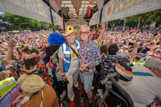 Schlagermove 2025 - Rollstuhlfahrer-Inklusionstruck